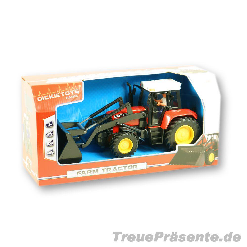 TreuePräsent Spielzeug-Traktor mit Schaufel