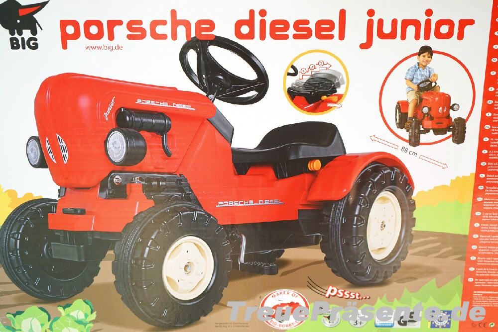 TreuePräsent BIG Spielzeug-Traktor Porsche Diesel Junior