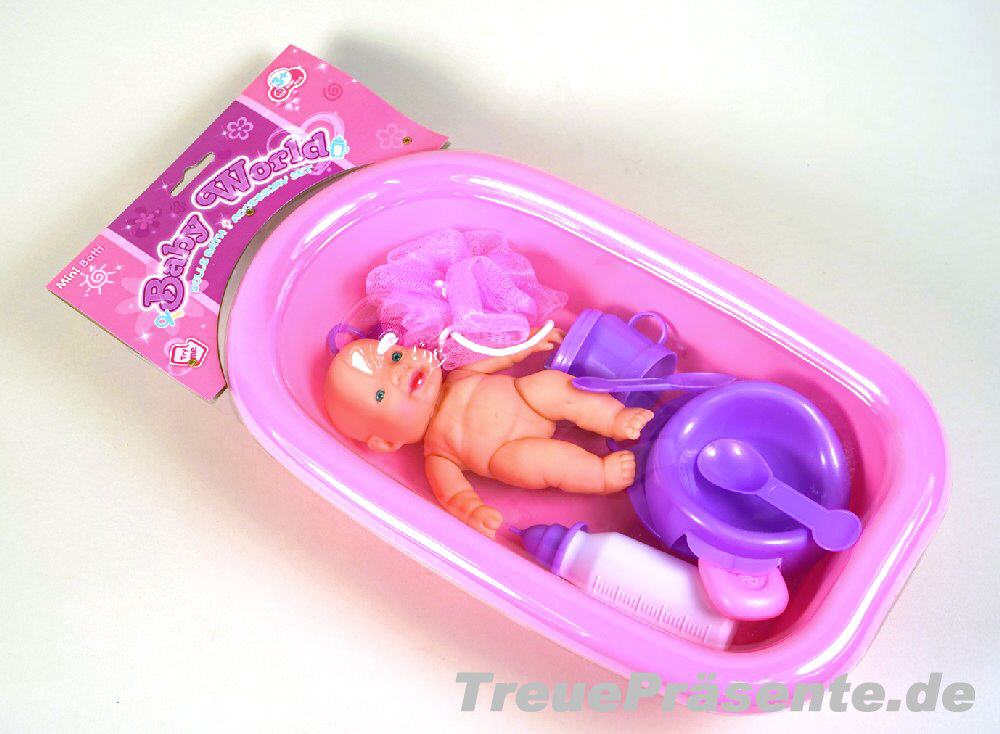 TreuePräsent Baby in Badewanne Spiele-Set