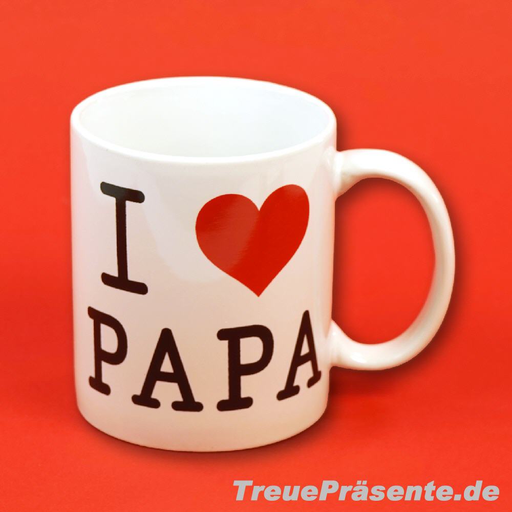 I Love Papa Kaffeebecher