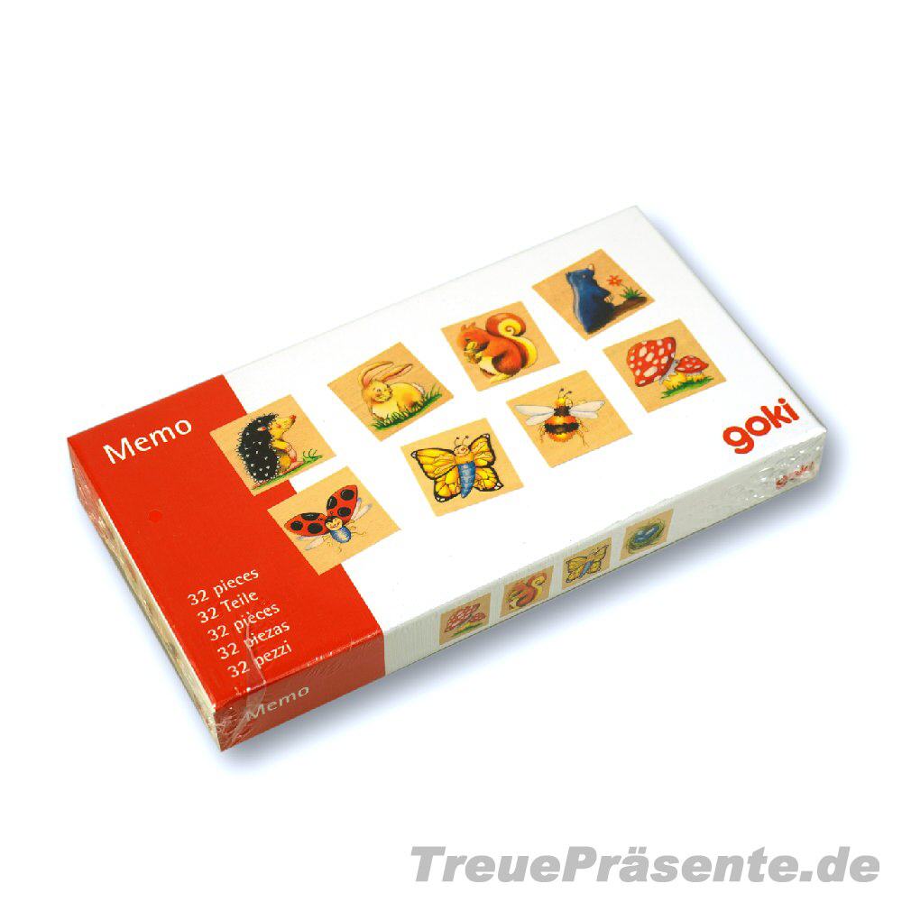 TreuePräsent Holz-Memospiel