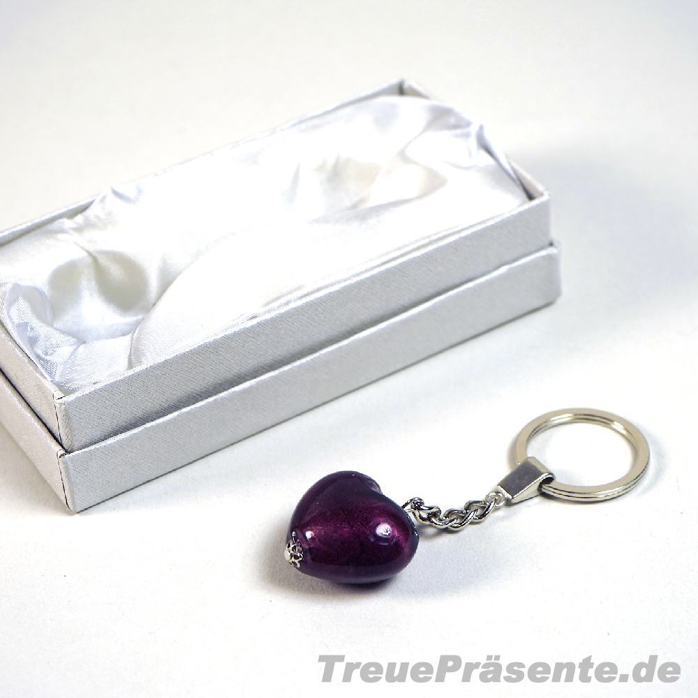 TreuePräsent Schlüsselanhänger Herz