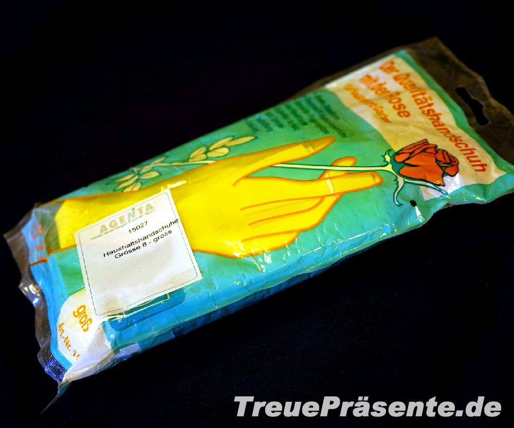 TreuePräsent Gummi-Handschuhe groß