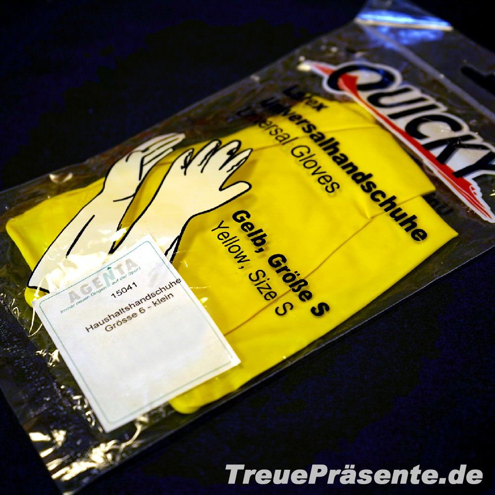 TreuePräsent Gummi-Handschuhe klein