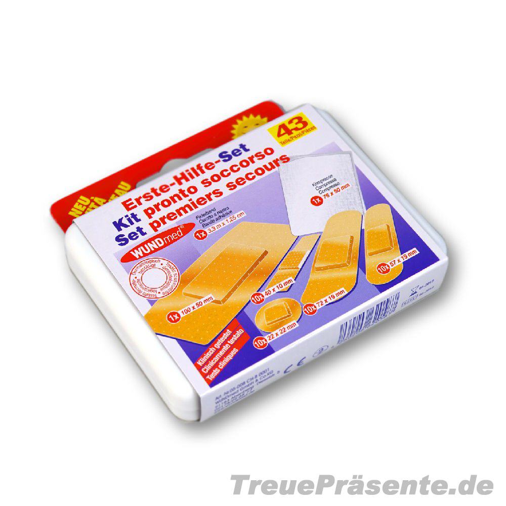 TreuePräsent Pflaster Erste-Hilfe-Set