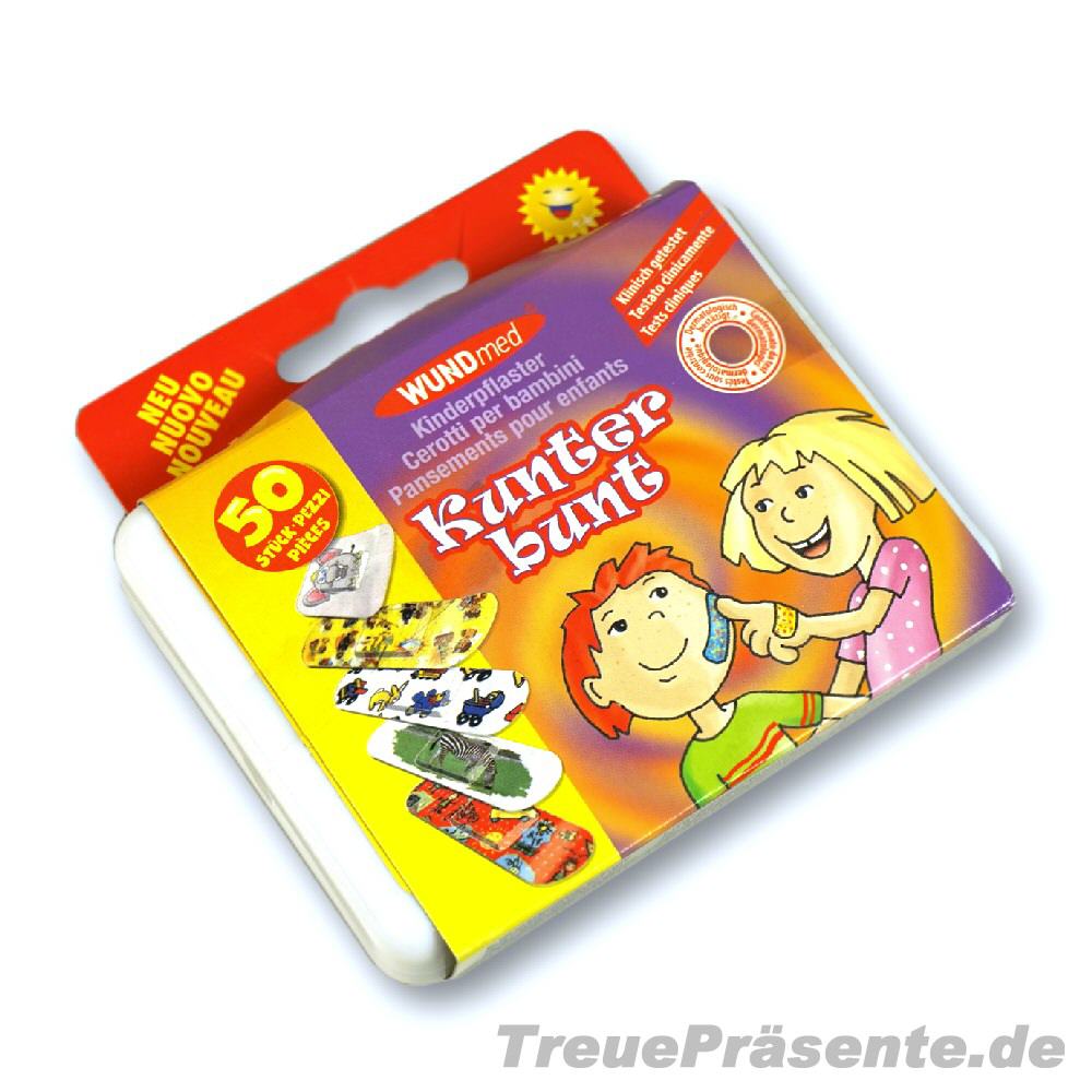 TreuePräsent Bunte Kinderpflaster