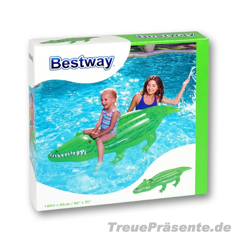 Kroko-Schwimmtier zum Aufblasen
