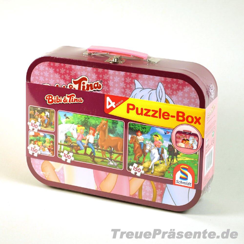 TreuePräsent Bibi & Tina Puzzle-Koffer