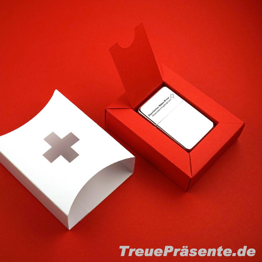 Benzinfeuerzeug in Geschenkverpackung