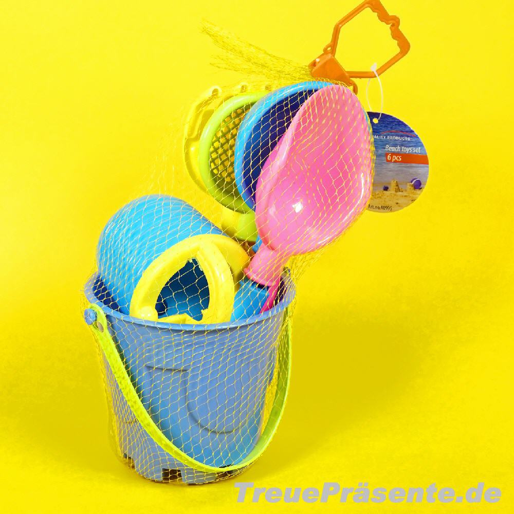 6teiliges Sandspielzeug