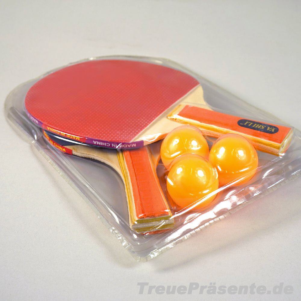 TreuePräsent Tischtennis Schläger Set