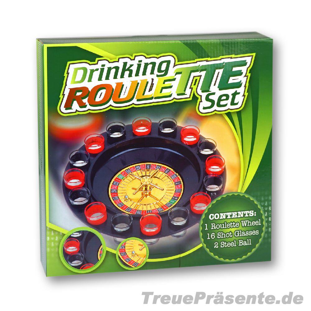 Trinkspiel Roulette mit Gläsern