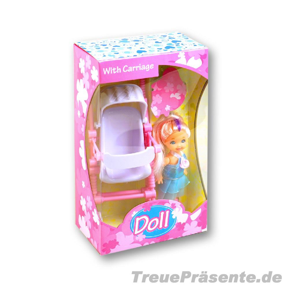 TreuePräsent Doll Baby mit Buggy