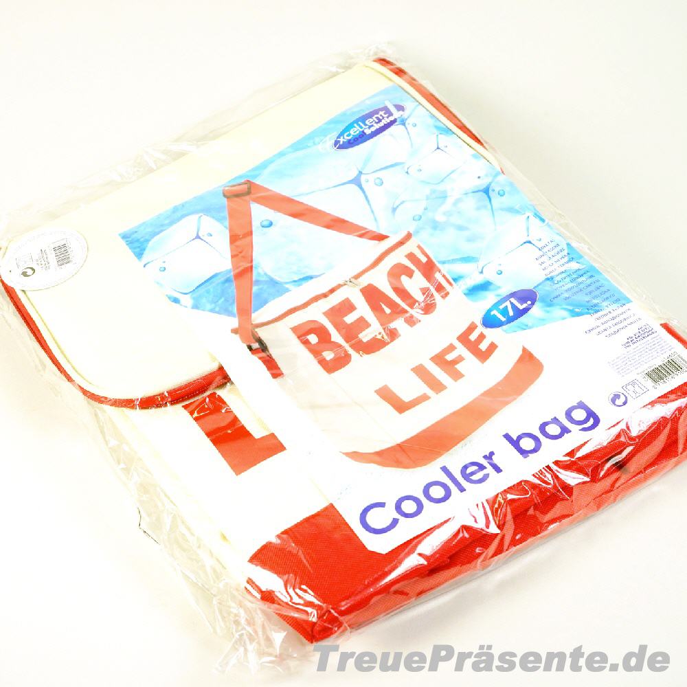 TreuePräsent Kühltasche rot