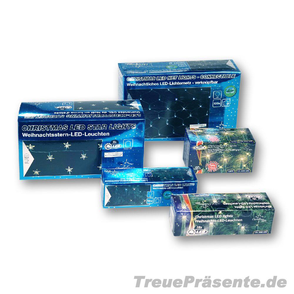 Lichterketten Weihnachtsset