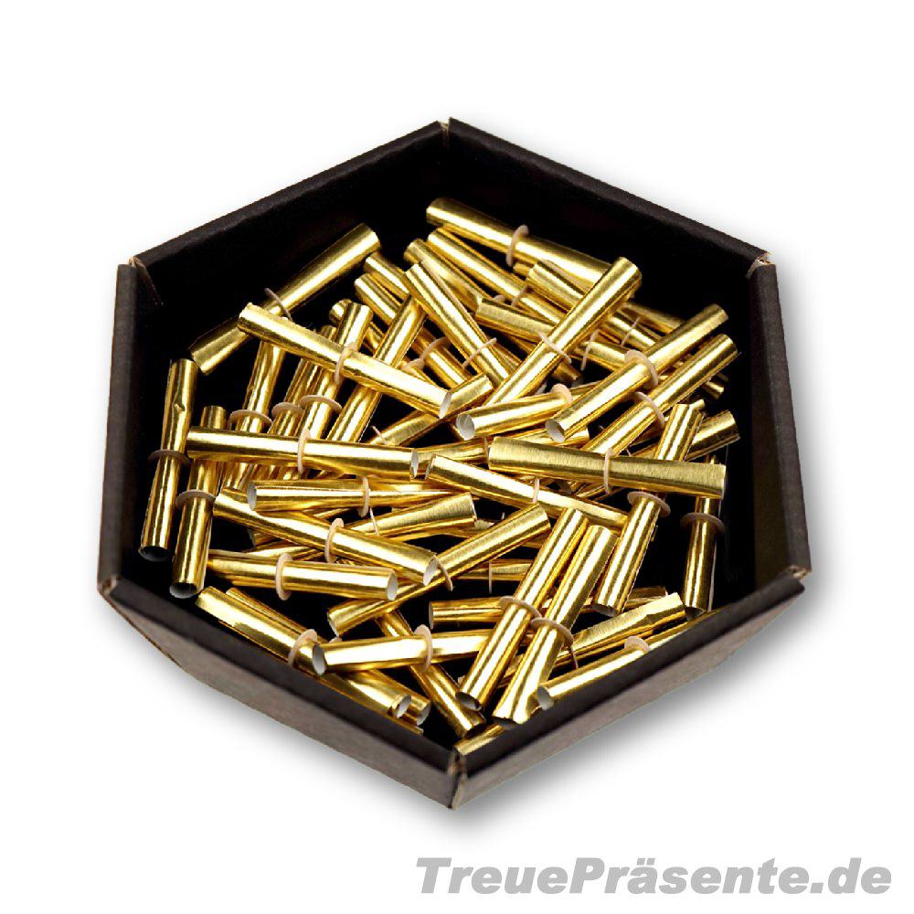 Röllchenlose goldfarben