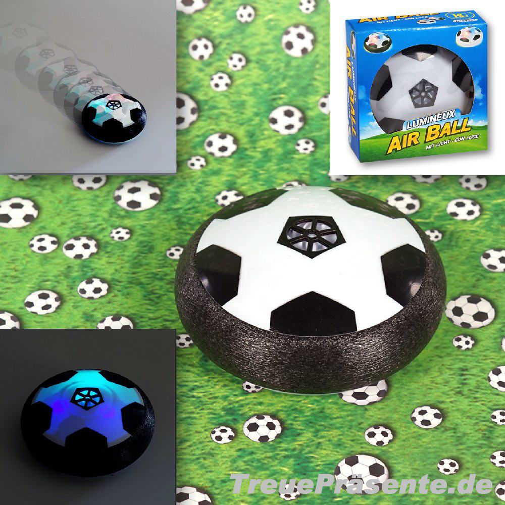 Luftkissen-Fußball beleuchtet
