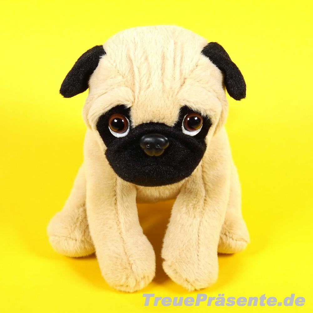 Plüsch-Welpe Mops