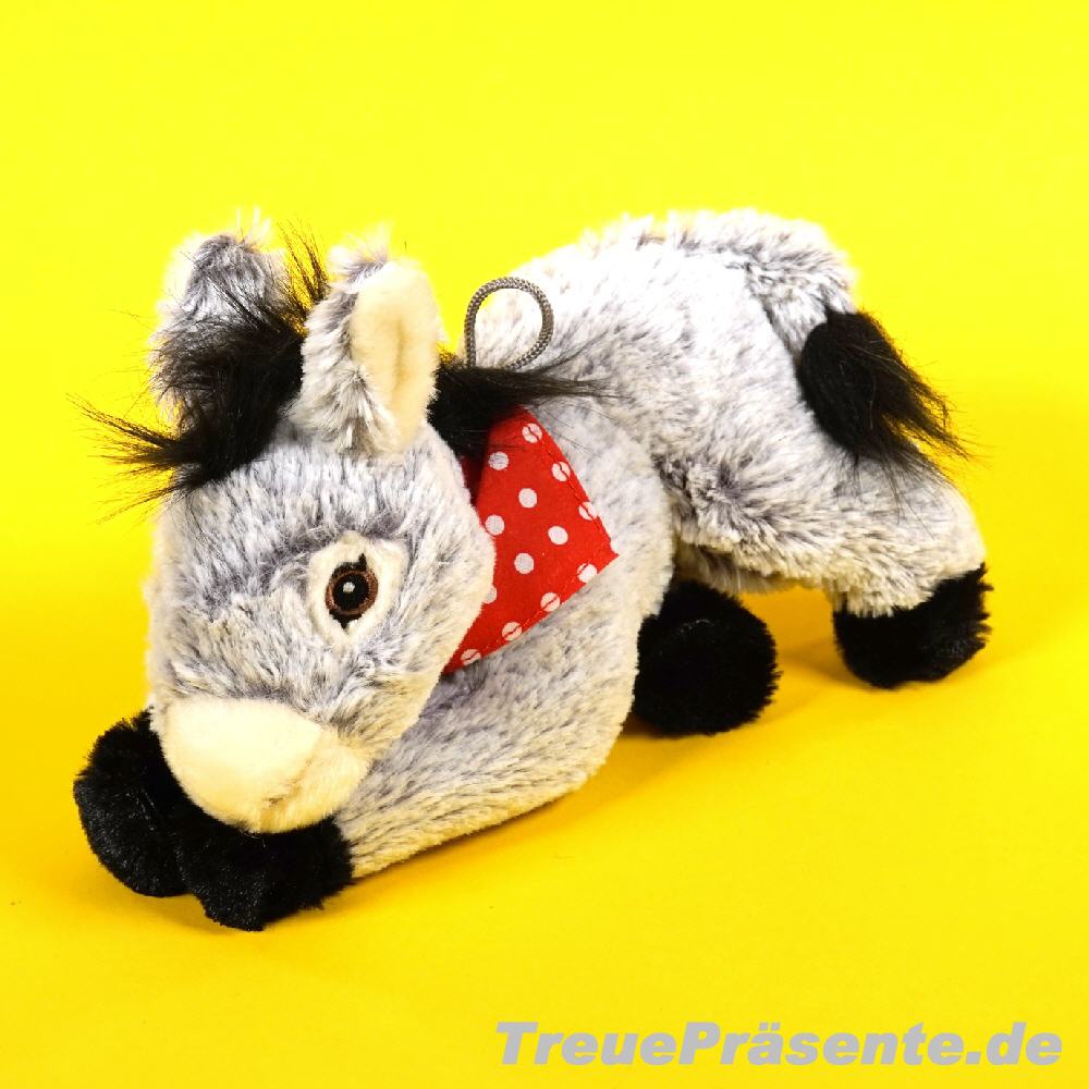 Plüsch-Esel liegend