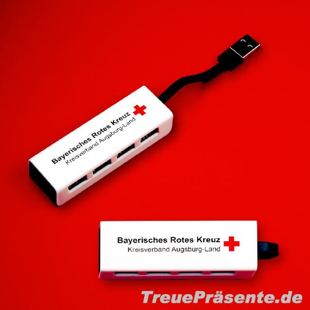 USB-Hub 4fach mit individuellem Druck