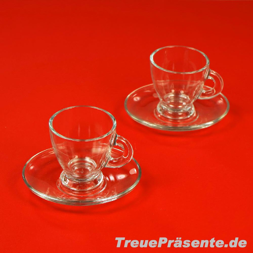 Glas-Espressotassen 2er-Set