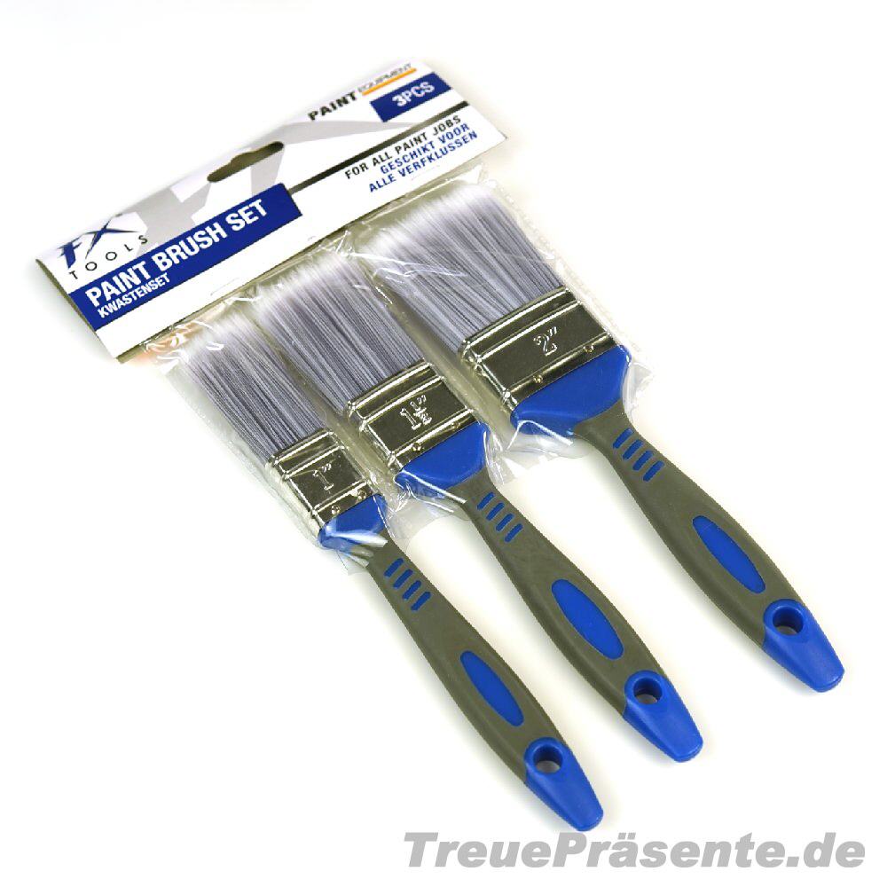 Maler-Pinsel-Set 3teilig