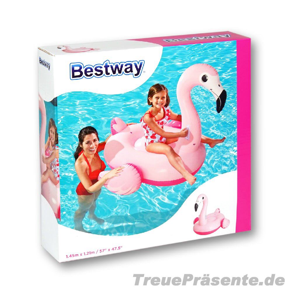 Flamingo-Schwimmtier zum Aufblasen