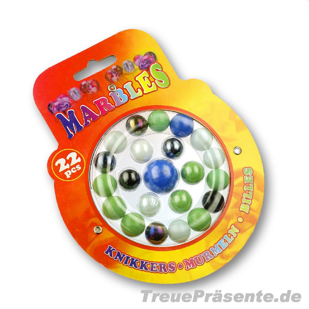 Glasmurmel-Set 22teilig