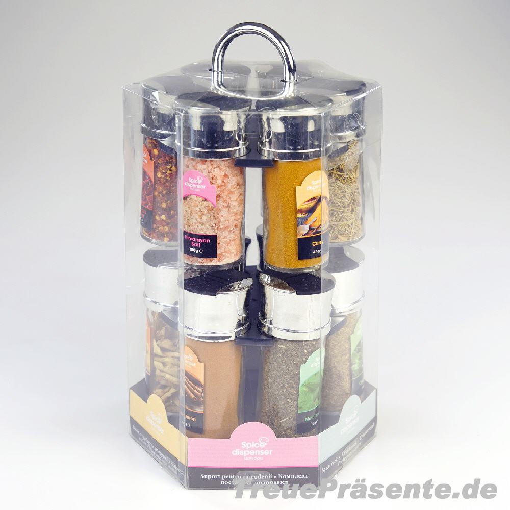 13teiliges Gewürz-Karussell