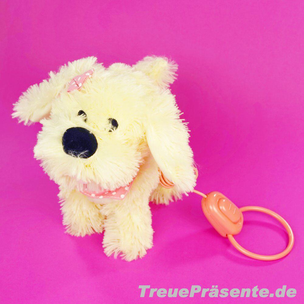 Plüsch-Hund läuft und bellt