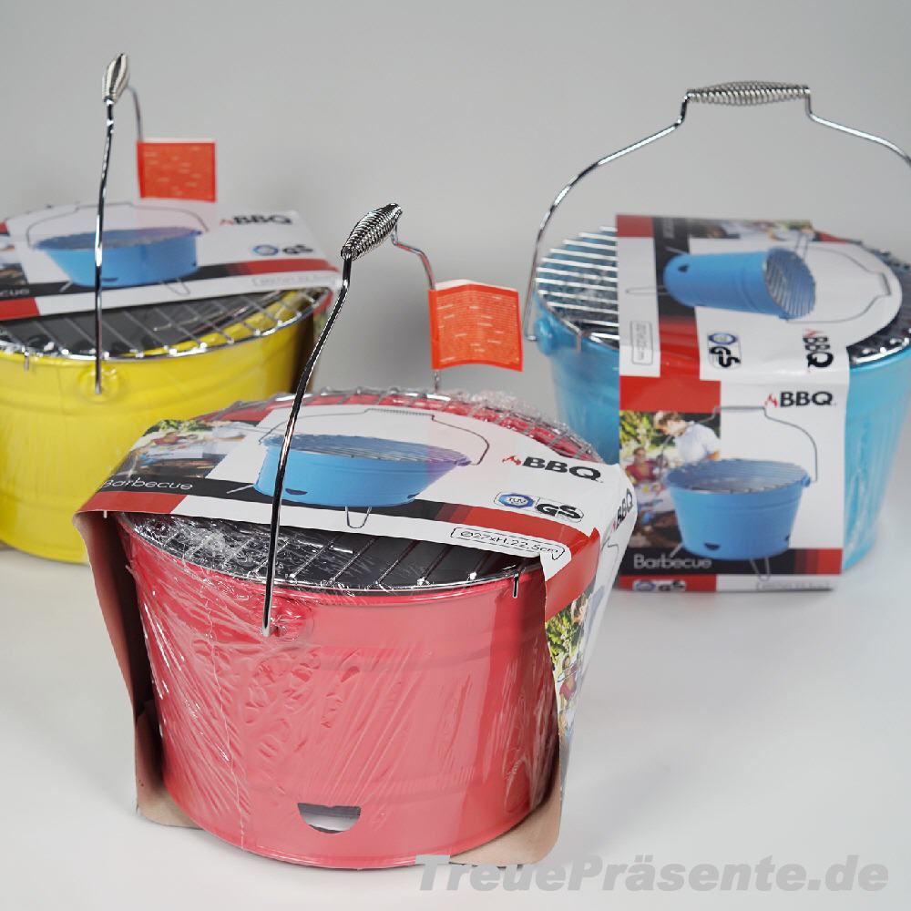 Bunte Grilleimer