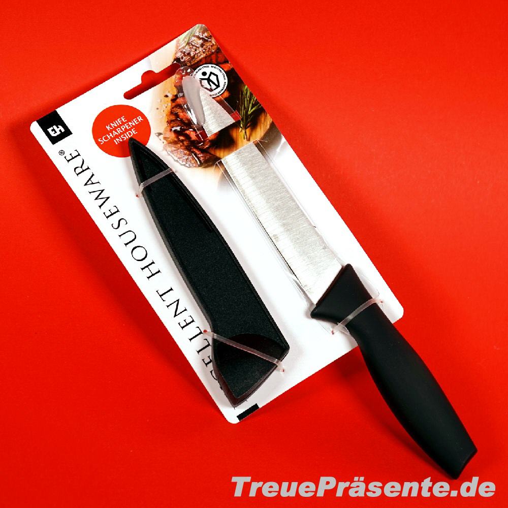 Küchenmesser mit Schleif-Hülle