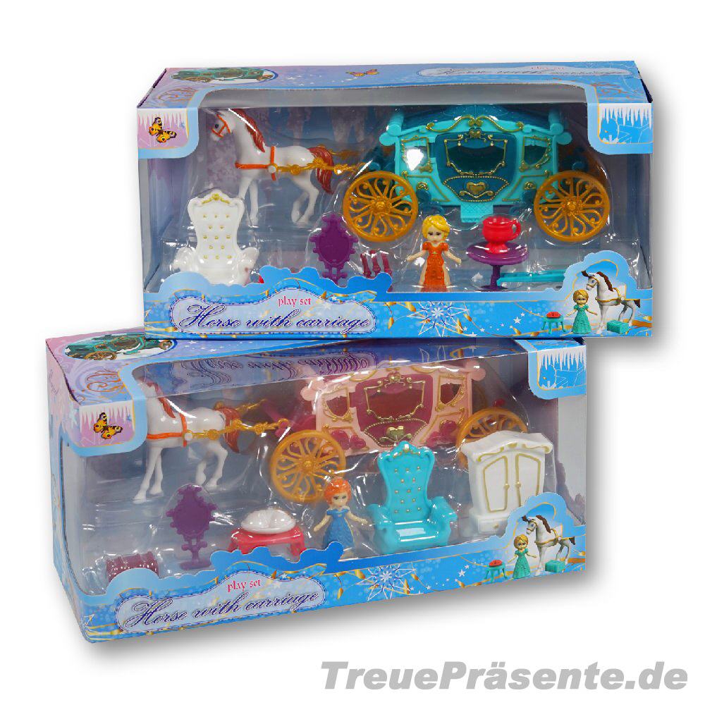 Prinzessin mit Kutsche und Pferd