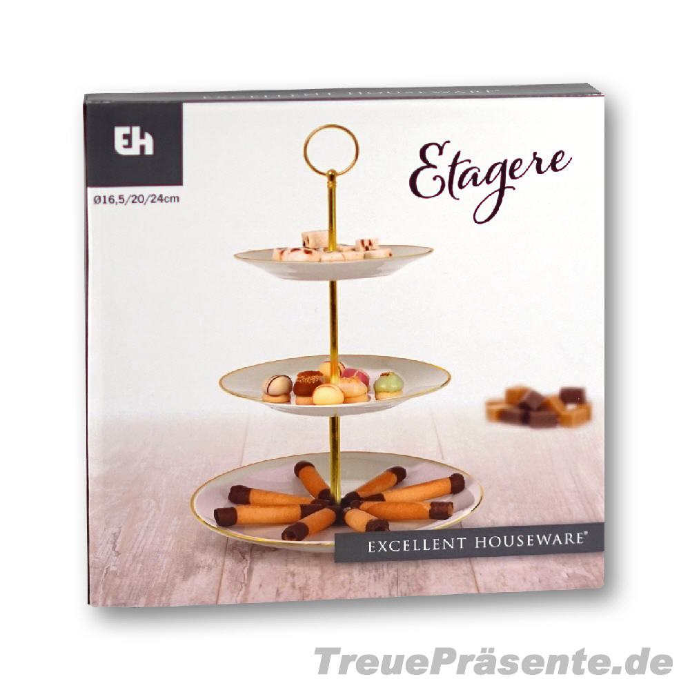 Etagere mit drei Ebenen