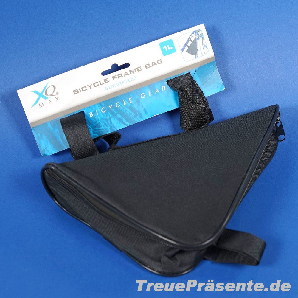 Fahrradtasche mit Klettverschlüssen