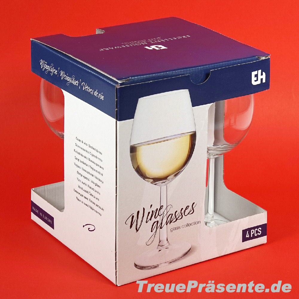 Weißweingläser 4er-Set
