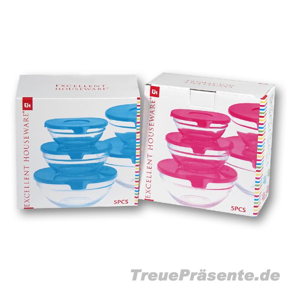 Vorratsdosen-Set aus Glas mit Deckel