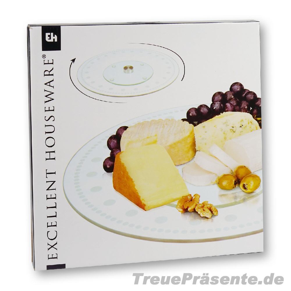 Drehteller aus Glas