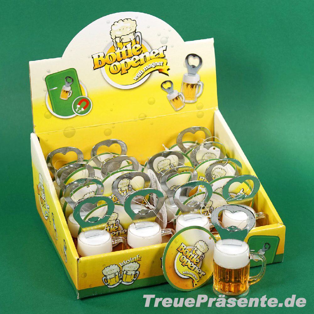 Flaschenöffner Bierkrug mit Magnet