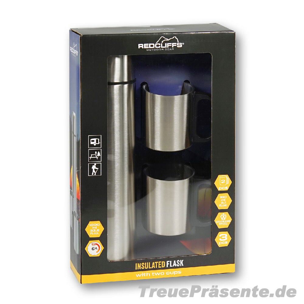 Isolierkannen-Set Edelstahl