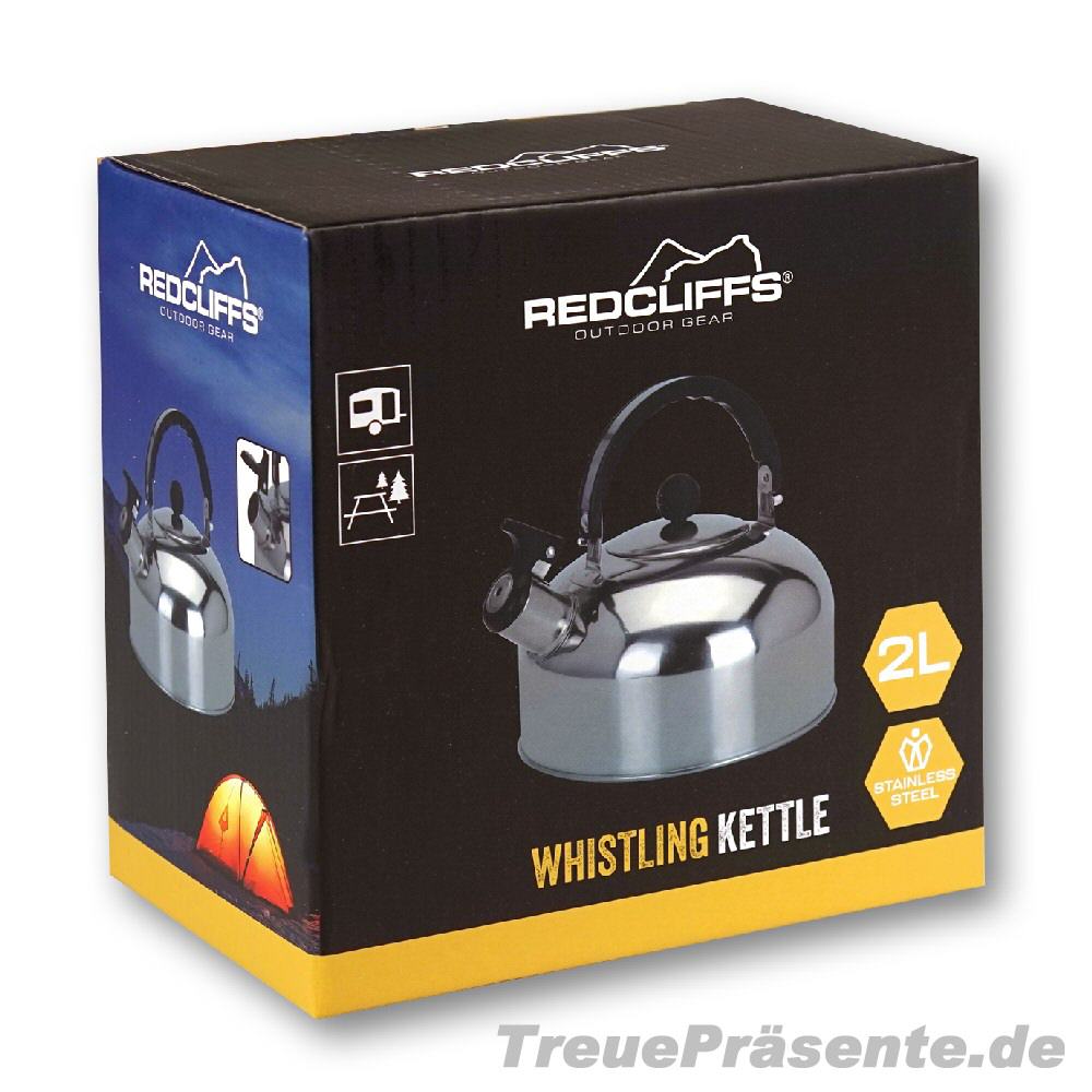 Flötenkssel 2 Liter aus Edelstahl