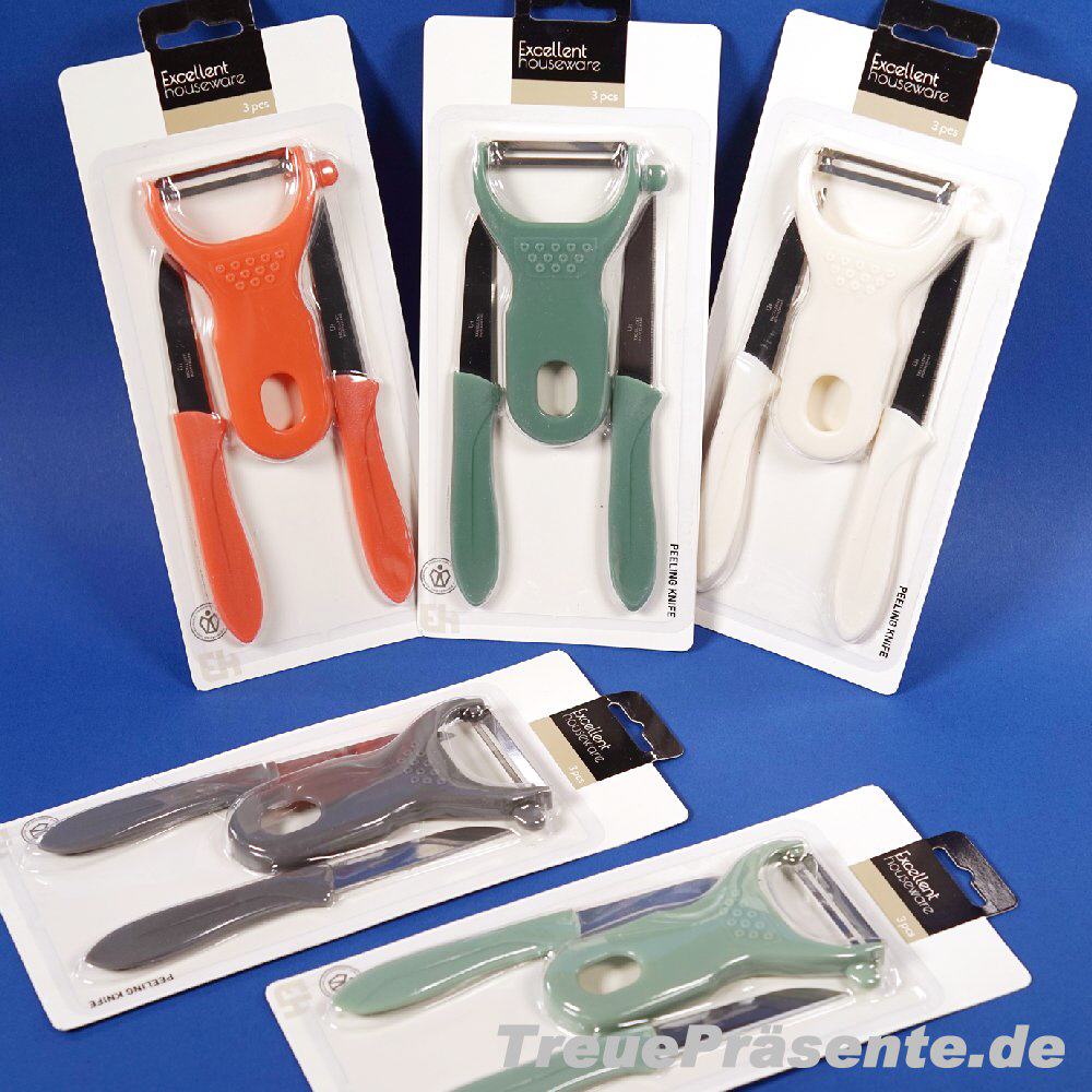 3-teiliges Schälset