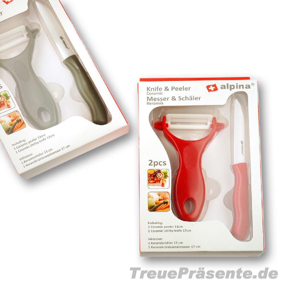 Keramik Schäler und Messer Set