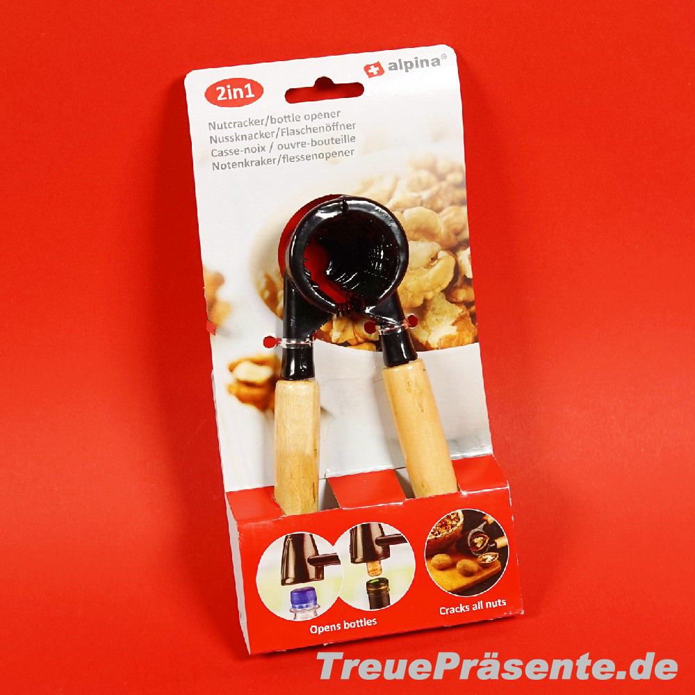 Nussknacker mit Flaschenöffner 2in1