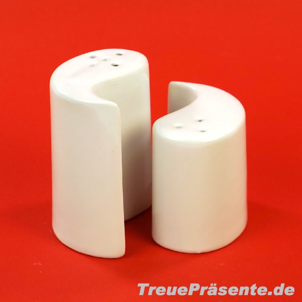 Salz- und Pfefferstreuer weiss