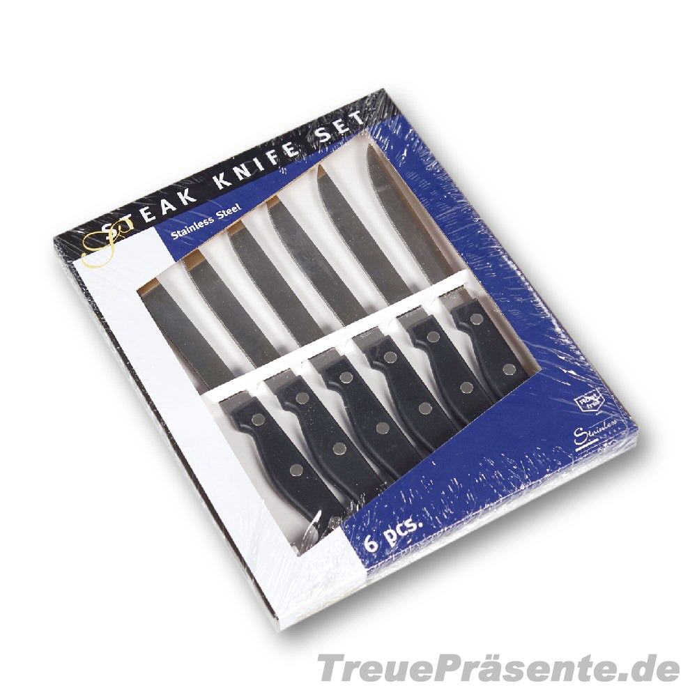 Steakmesser-Set 6-teilig