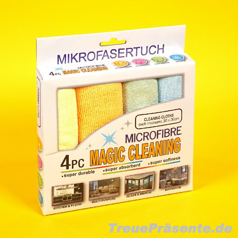 Mikrofaser Reinigungstücher 4er-Set
