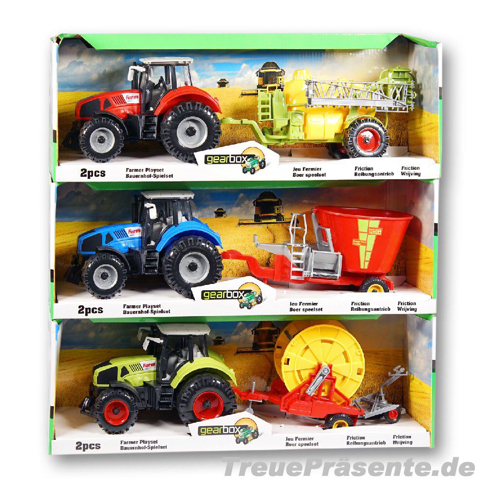 Traktor mit Anhänger