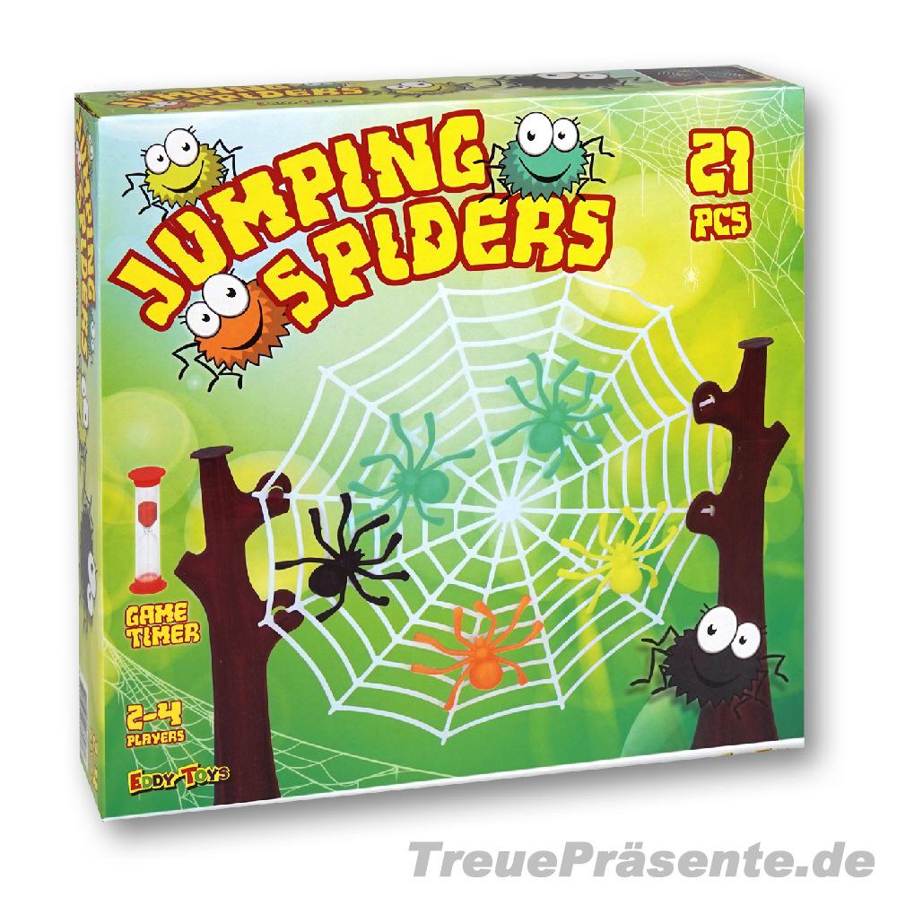 Action-Spiel springende Spinnen