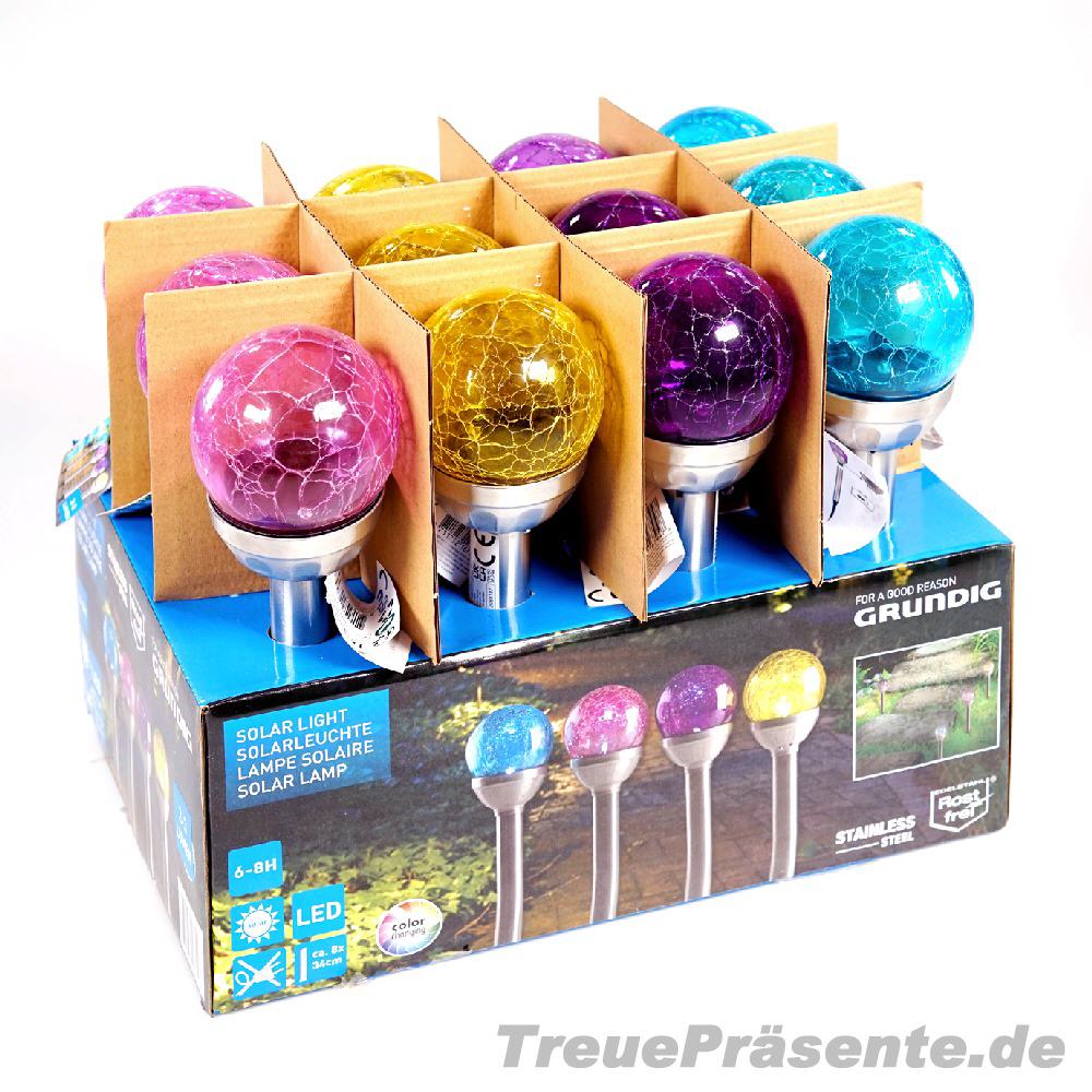 Solarlampe Glas